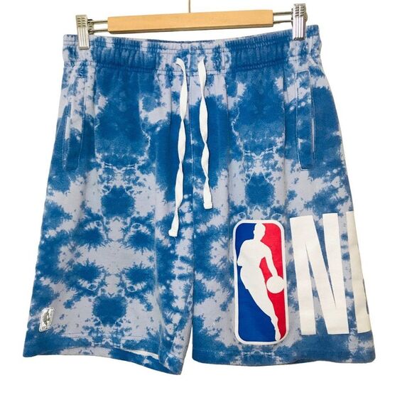 NBA Tie Dye Drawstring Basketball Shorts Size Medium - Picture 1 of 8